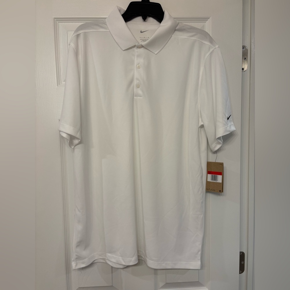 Nike Men's White Golf Polo Shirt